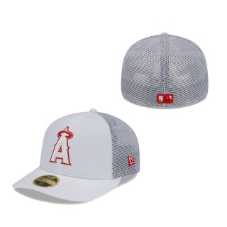 Los Angeles Angels 2022 Batting Practice Low Profile 59FIFTY Fitted Hat White
