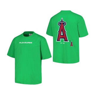 Los Angeles Angels PLEASURES Green Ballpark T-Shirt