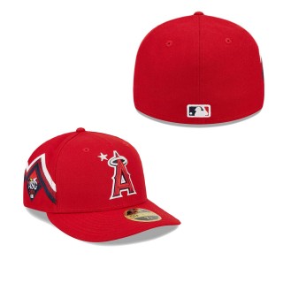Los Angeles Angels Red MLB All-Star Game Workout Low Profile Fitted Hat