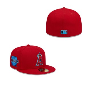 Los Angeles Angels Red 2023 MLB Father's Day On-Field 59FIFTY Fitted Hat