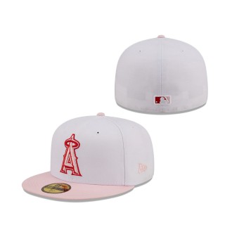 Los Angeles Angels Scarlet Undervisor Fitted Hat