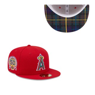 Los Angeles Angels State Tartan 59FIFTY Fitted Hat