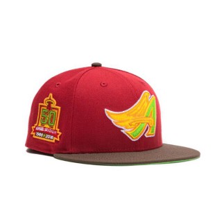 Los Angeles Angels Taco Pack 50th Anniversary Stadium 59FIFTY Fitted Hat