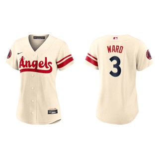 Taylor Ward Women's Los Angeles Angels Nike Cream 2022 City Connect Replica Team Jersey