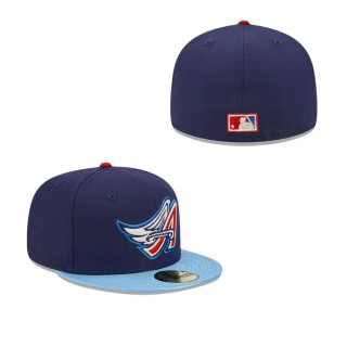 Los Angeles Angels Team Shimmer 59FIFTY Fitted Hat