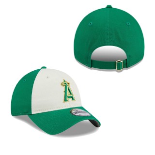 Los Angeles Angels White Green 2024 St. Patrick's Day 9TWENTY Adjustable Hat