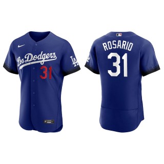 Los Angeles Dodgers Amed Rosario Royal City Connect Authentic Jersey