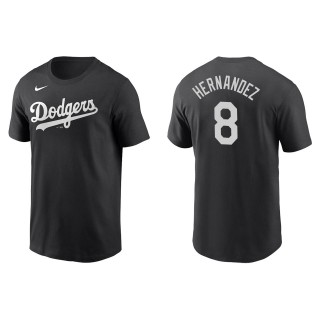 Los Angeles Dodgers Enrique Hernandez Black Name Number T-Shirt