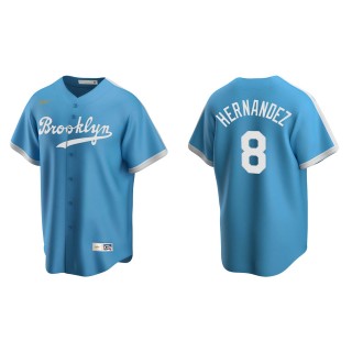 Los Angeles Dodgers Enrique Hernandez Light Blue Cooperstown Collection Alternate Jersey