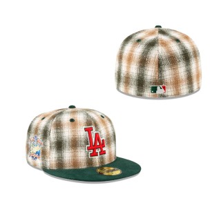 Los Angeles Dodgers Just Caps Plaid 59FIFTY Fitted Hat
