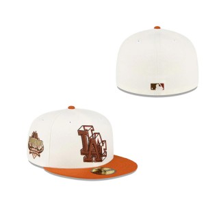 Los Angeles Dodgers Just Caps Rust Orange 59FIFTY Fitted Cap