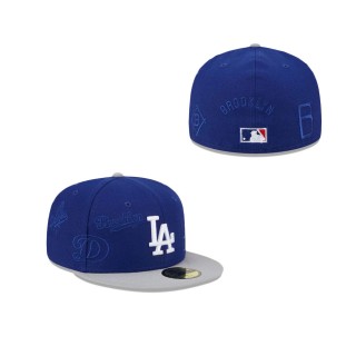 Los Angeles Dodgers Multi Logo 59FIFTY Fitted Cap