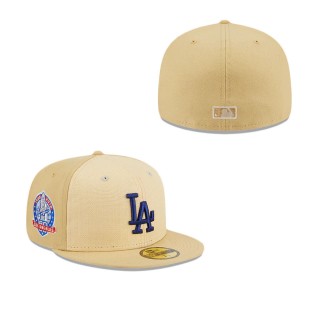 Los Angeles Dodgers Raffia Front Fitted Hat
