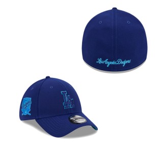 Los Angeles Dodgers Royal 2023 MLB Father's Day 39THIRTY Flex Hat