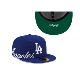 Men's Los Angeles Dodgers Royal Sidesplit 59FIFTY Fitted Hat