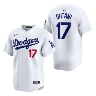 Los Angeles Dodgers Shohei Ohtani White Home Limited Jersey