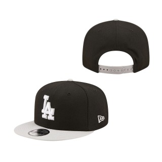 Los Angeles Dodgers Spring Two-Tone 9FIFTY Snapback Hat Black Gray