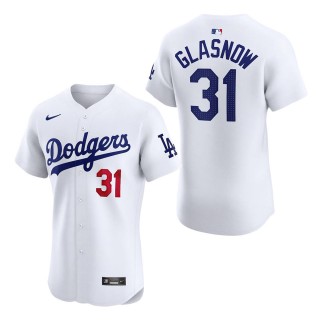 Los Angeles Dodgers Tyler Glasnow White Home Elite Player Jersey