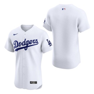 Los Angeles Dodgers White Home Elite Jersey
