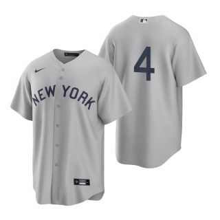 Lou Gehrig Yankees Nike Gray 2021 Field of Dreams Replica Jersey