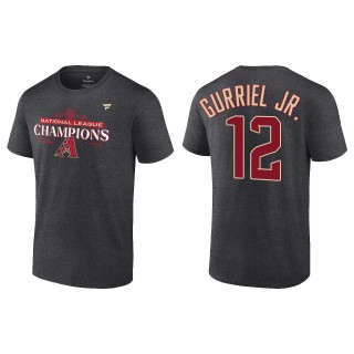 Lourdes Gurriel Jr. Arizona Diamondbacks Charcoal 2023 National League Champions T-Shirt