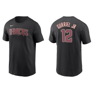 Lourdes Gurriel Jr. Men's Arizona Diamondbacks David Peralta Nike Black Name & Number T-Shirt