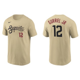 Lourdes Gurriel Jr. Arizona Diamondbacks Nike Gold City Connect Name & Number T-Shirt