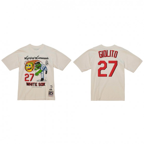 Lucas Giolito Chicago White Sox Lyrical Lemonade x M&N Cream T-Shirt