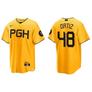 Luis Ortiz Pittsburgh Pirates Gold City Connect Replica Jersey