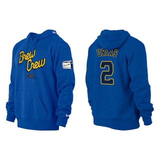 Luis Urias Brewers Royal 2022 City Connect Pullover Hoodie