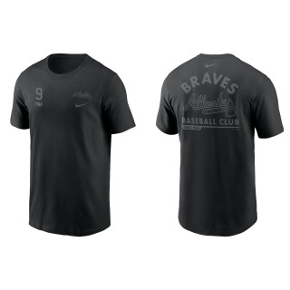 Manny Pina Atlanta Braves Pitch Black Baseball Club T-Shirt