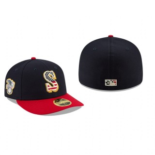 Seattle Mariners 2019 Stars & Stripes Independence Day Low Profile 59FIFTY Hat