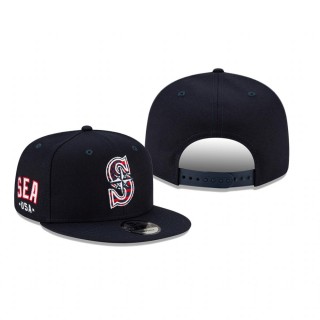 Seattle Mariners Navy 4th of July 9FIFTY Adjustable Hat