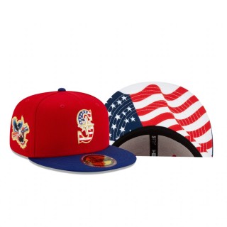 Mariners Americana Patch Red 59FIFTY Cap