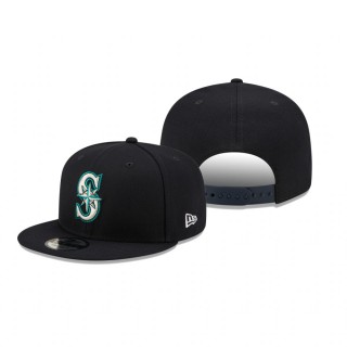 Seattle Mariners Navy Banner Patch 9FIFTY Snapback Hat