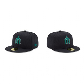 Mariners Clubhouse Navy 59FIFTY Fitted Hat