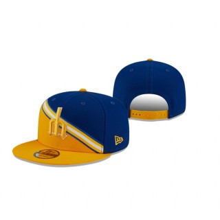 Seattle Mariners Royal Gold Color Cross 9FIFTY Snapback Hat