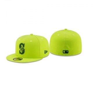 Mariners Cyber Green Cool Hues 59FIFTY Fitted Hat