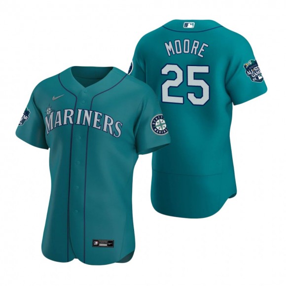 Seattle Mariners Dylan Moore Aqua 2023 MLB All-Star Game Jersey