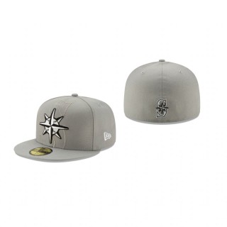 Mariners Elements Gray Tonal 59FIFTY Fitted Hat