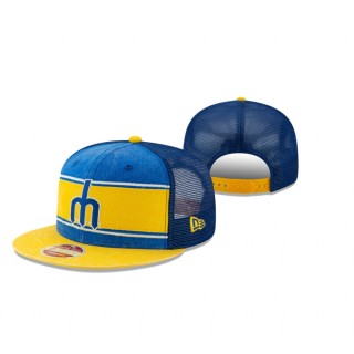 Seattle Mariners Royal Heritage Band Trucker 9FIFTY Hat