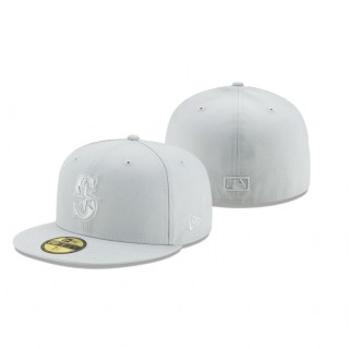 Mariners Gray Spring Color Basic 59FIFTY Fitted Hat