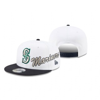 Seattle Mariners White Vintage 9FIFTY Snapback Hat
