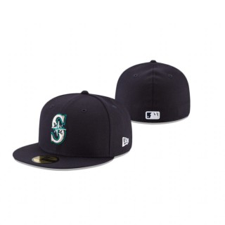 Mariners Navy Wool Standard 59Fifty Fitted Hat