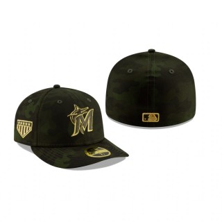 Miami Marlins 2019 Armed Forces Day Low Profile 59FIFTY On-Field Hat
