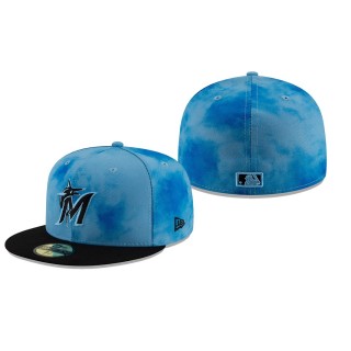 Miami Marlins 2019 Father's Day 59FIFTY Fitted On-Field Hat