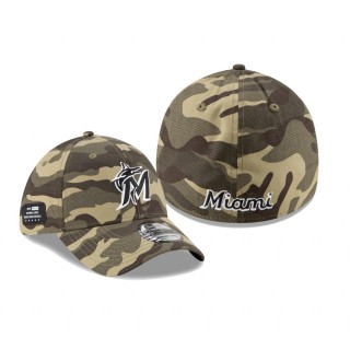Marlins Camo 2021 Armed Forces Day Hat