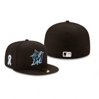 Marlins 2021 Father's Day Black 59FIFTY Fitted Cap