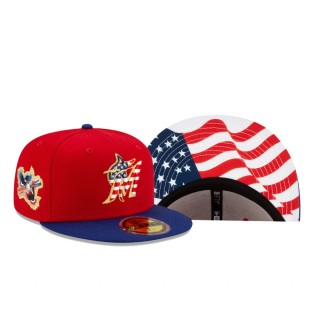 Marlins Americana Patch Red 59FIFTY Cap