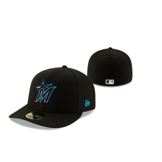 Marlins Black Authentic Collection Hat